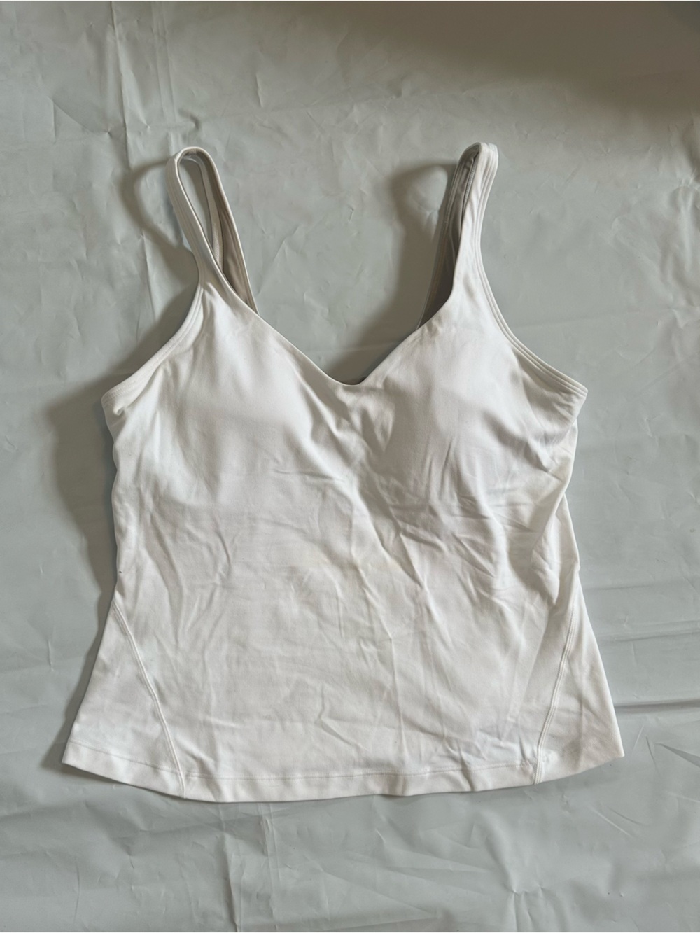 🤍✨ White Lululemon Align Waist-Length Tank Top – Women’s ✨🤍